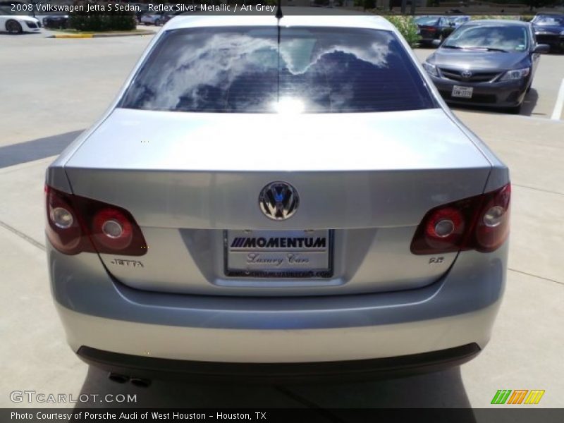 Reflex Silver Metallic / Art Grey 2008 Volkswagen Jetta S Sedan