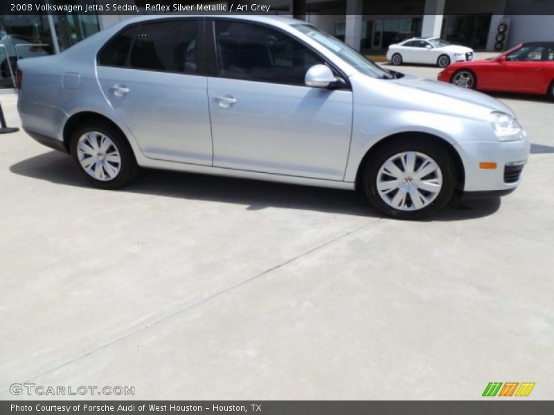 Reflex Silver Metallic / Art Grey 2008 Volkswagen Jetta S Sedan