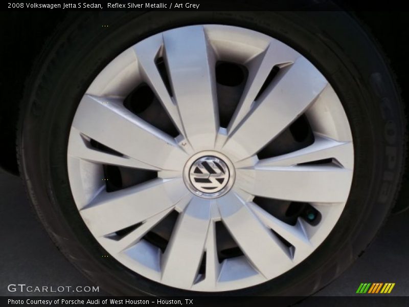 Reflex Silver Metallic / Art Grey 2008 Volkswagen Jetta S Sedan