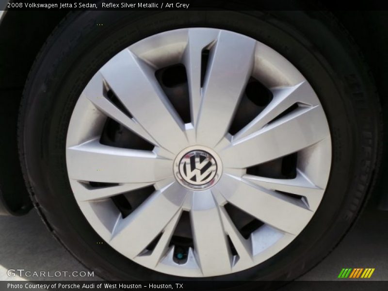 Reflex Silver Metallic / Art Grey 2008 Volkswagen Jetta S Sedan