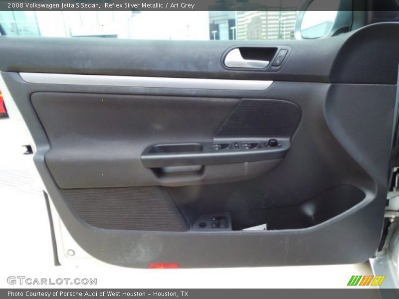 Reflex Silver Metallic / Art Grey 2008 Volkswagen Jetta S Sedan