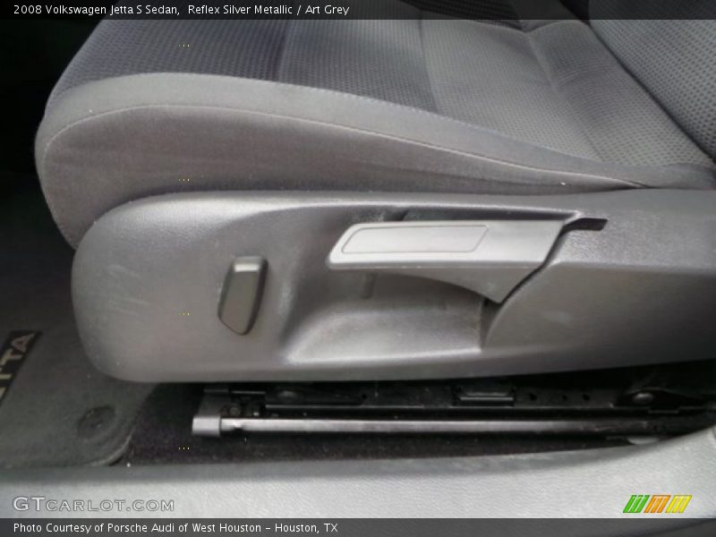 Reflex Silver Metallic / Art Grey 2008 Volkswagen Jetta S Sedan