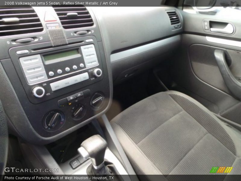 Reflex Silver Metallic / Art Grey 2008 Volkswagen Jetta S Sedan
