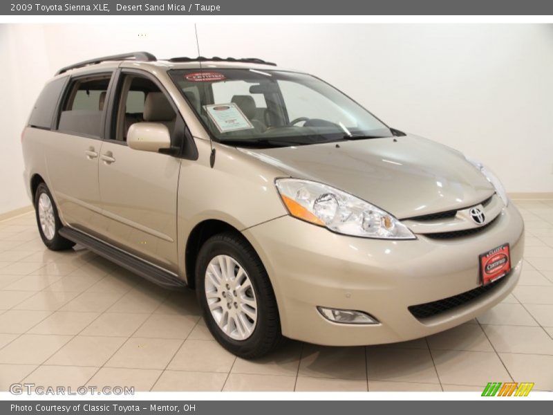 Desert Sand Mica / Taupe 2009 Toyota Sienna XLE