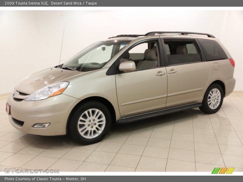 Desert Sand Mica / Taupe 2009 Toyota Sienna XLE
