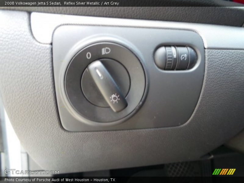 Reflex Silver Metallic / Art Grey 2008 Volkswagen Jetta S Sedan