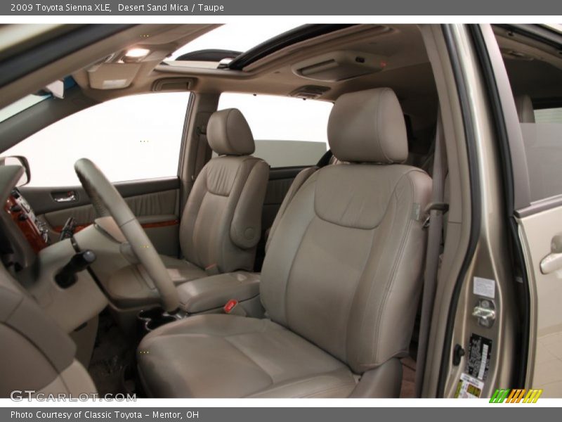 Desert Sand Mica / Taupe 2009 Toyota Sienna XLE