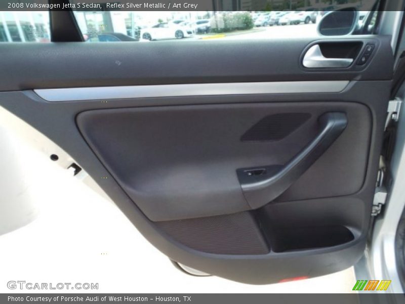 Reflex Silver Metallic / Art Grey 2008 Volkswagen Jetta S Sedan