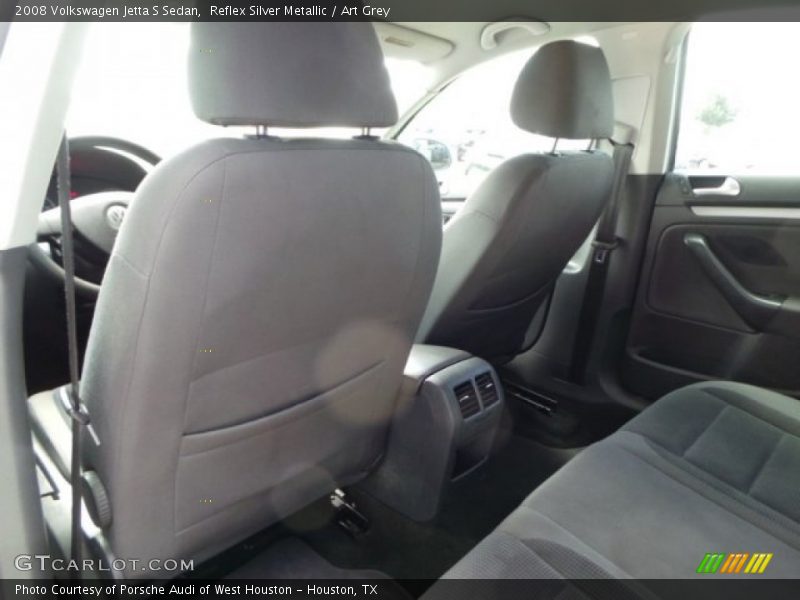 Reflex Silver Metallic / Art Grey 2008 Volkswagen Jetta S Sedan