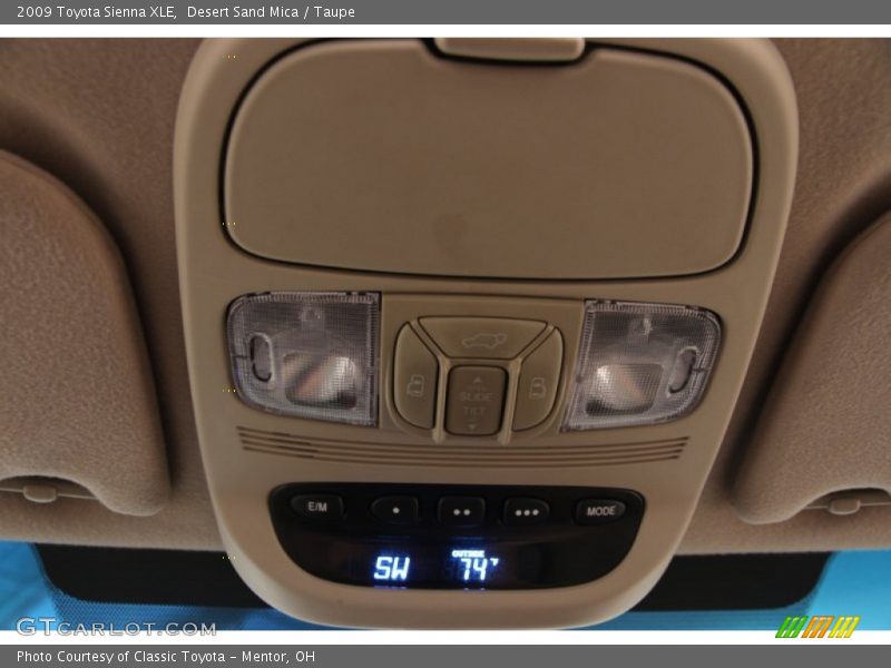 Desert Sand Mica / Taupe 2009 Toyota Sienna XLE