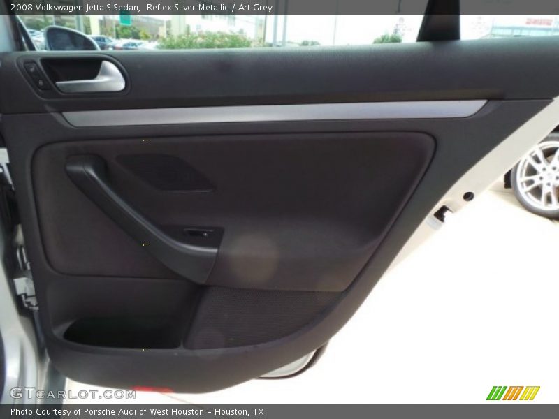 Reflex Silver Metallic / Art Grey 2008 Volkswagen Jetta S Sedan