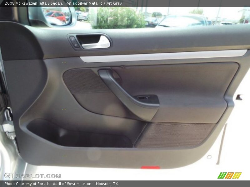 Reflex Silver Metallic / Art Grey 2008 Volkswagen Jetta S Sedan