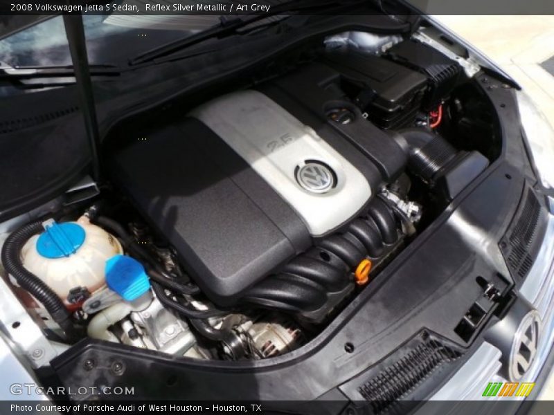 Reflex Silver Metallic / Art Grey 2008 Volkswagen Jetta S Sedan