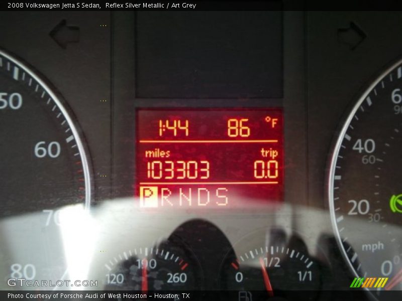 Reflex Silver Metallic / Art Grey 2008 Volkswagen Jetta S Sedan