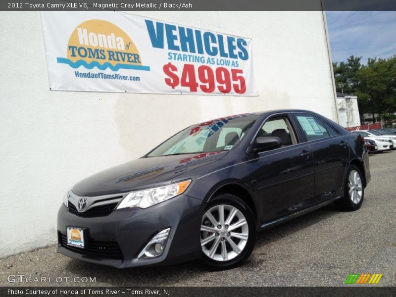 Magnetic Gray Metallic / Black/Ash 2012 Toyota Camry XLE V6