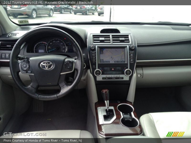 Magnetic Gray Metallic / Black/Ash 2012 Toyota Camry XLE V6