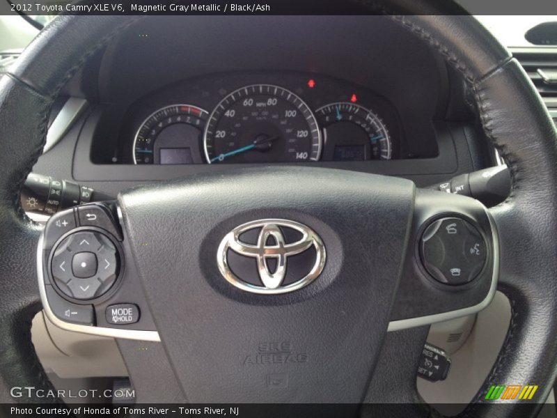 Magnetic Gray Metallic / Black/Ash 2012 Toyota Camry XLE V6