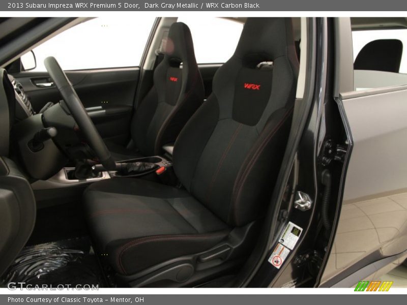 Front Seat of 2013 Impreza WRX Premium 5 Door