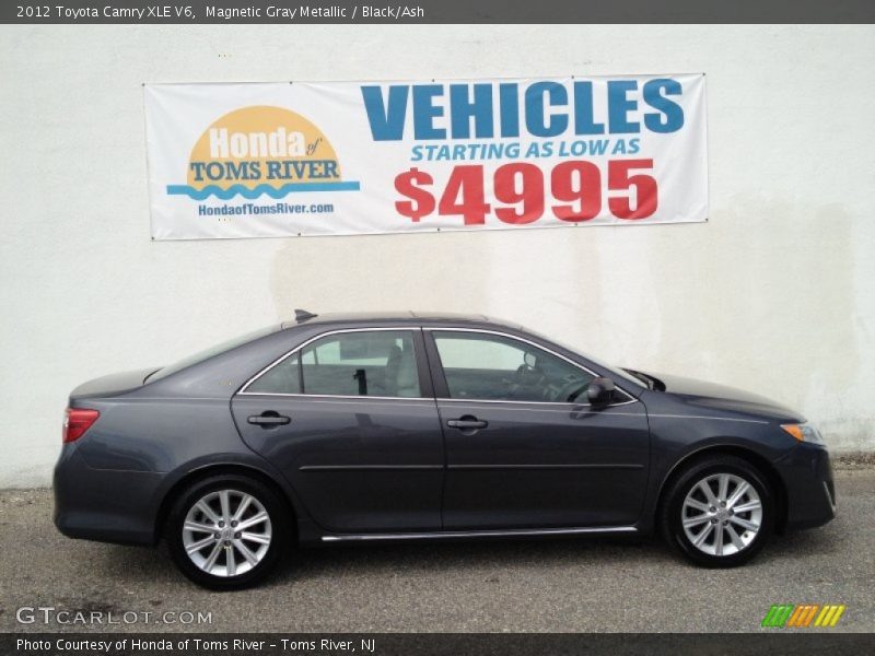 Magnetic Gray Metallic / Black/Ash 2012 Toyota Camry XLE V6