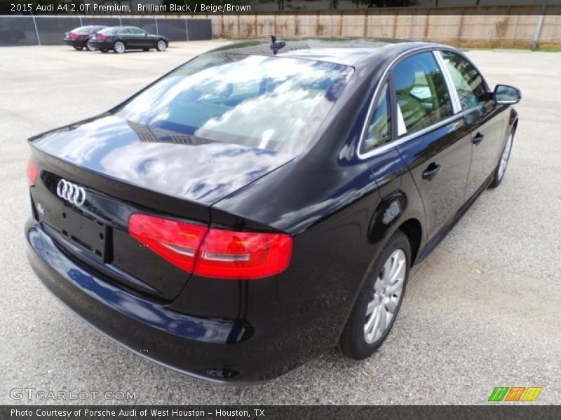 Brilliant Black / Beige/Brown 2015 Audi A4 2.0T Premium