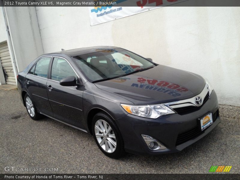 Magnetic Gray Metallic / Black/Ash 2012 Toyota Camry XLE V6