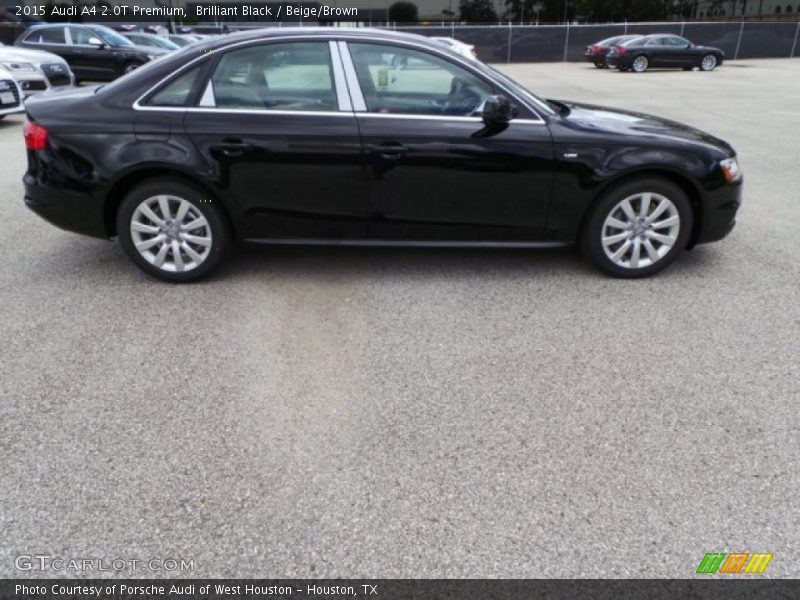 Brilliant Black / Beige/Brown 2015 Audi A4 2.0T Premium