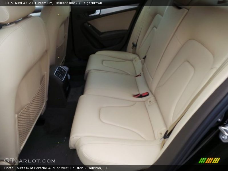 Brilliant Black / Beige/Brown 2015 Audi A4 2.0T Premium