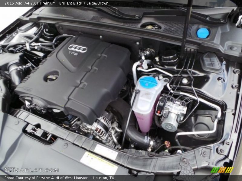 Brilliant Black / Beige/Brown 2015 Audi A4 2.0T Premium