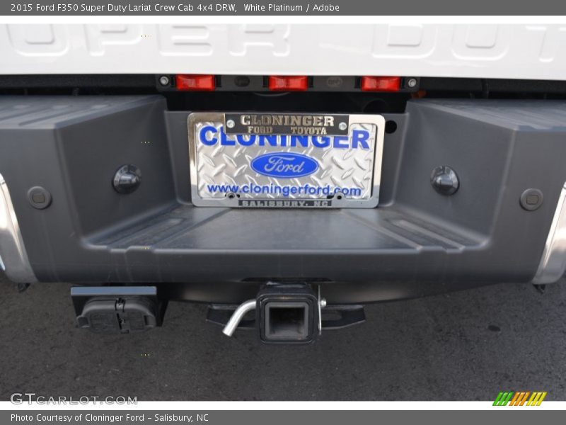 White Platinum / Adobe 2015 Ford F350 Super Duty Lariat Crew Cab 4x4 DRW