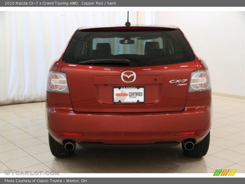 Copper Red / Sand 2010 Mazda CX-7 s Grand Touring AWD