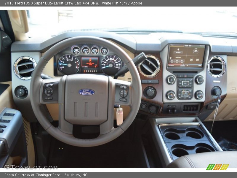 Dashboard of 2015 F350 Super Duty Lariat Crew Cab 4x4 DRW