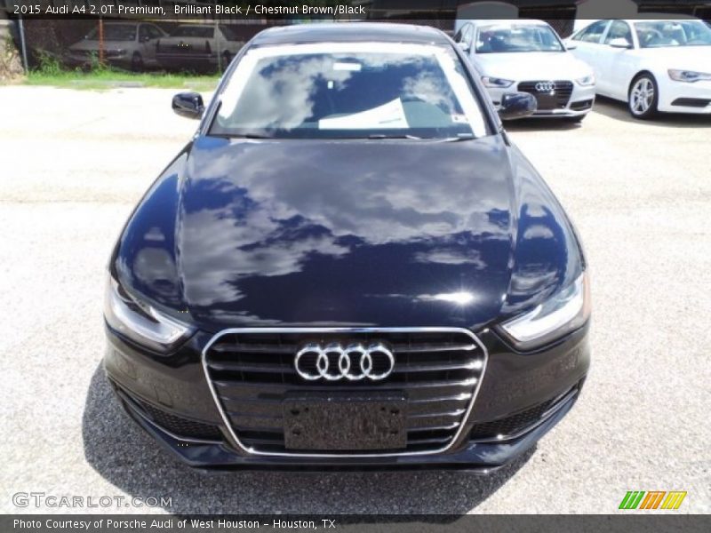 Brilliant Black / Chestnut Brown/Black 2015 Audi A4 2.0T Premium