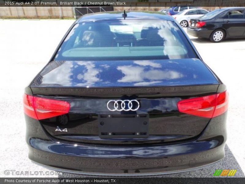 Brilliant Black / Chestnut Brown/Black 2015 Audi A4 2.0T Premium