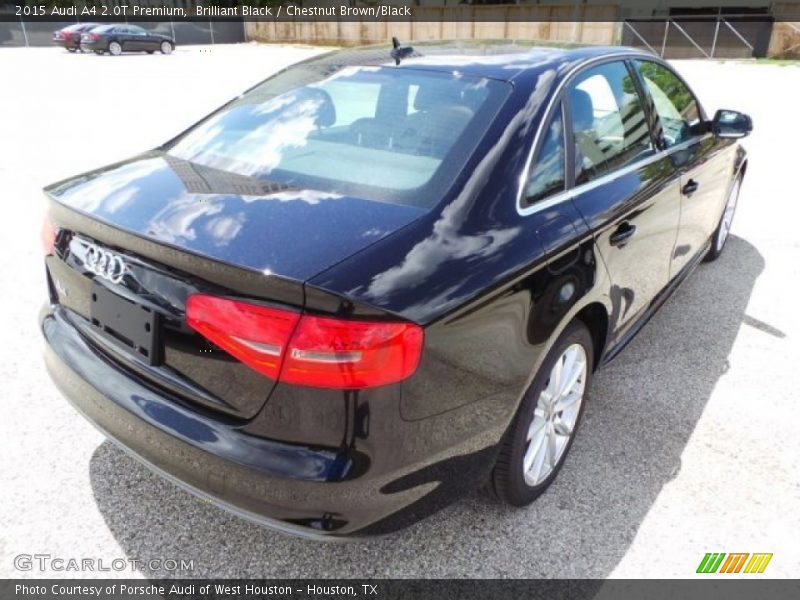 Brilliant Black / Chestnut Brown/Black 2015 Audi A4 2.0T Premium