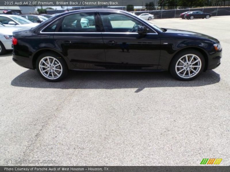 Brilliant Black / Chestnut Brown/Black 2015 Audi A4 2.0T Premium