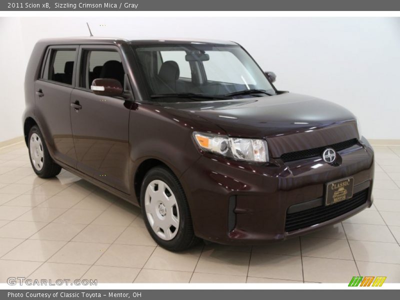 Sizzling Crimson Mica / Gray 2011 Scion xB
