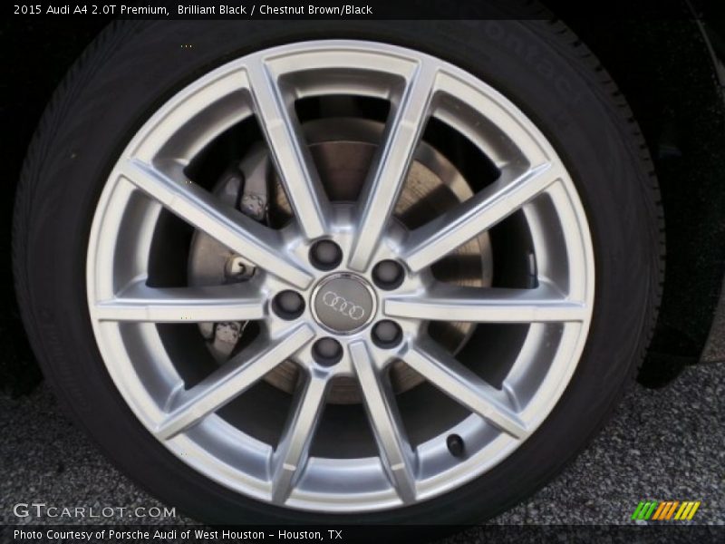 Brilliant Black / Chestnut Brown/Black 2015 Audi A4 2.0T Premium