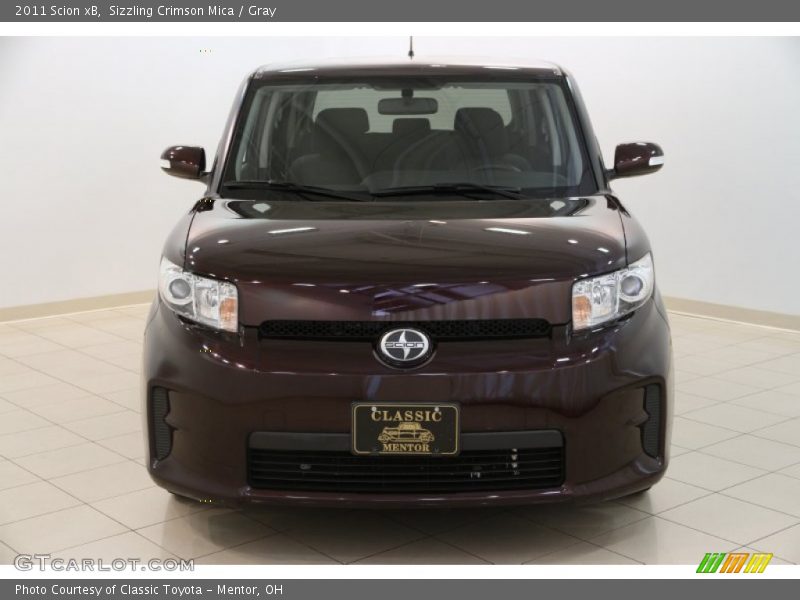 Sizzling Crimson Mica / Gray 2011 Scion xB
