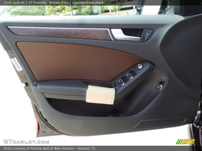 Brilliant Black / Chestnut Brown/Black 2015 Audi A4 2.0T Premium