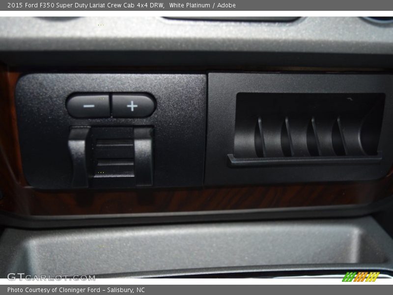 White Platinum / Adobe 2015 Ford F350 Super Duty Lariat Crew Cab 4x4 DRW