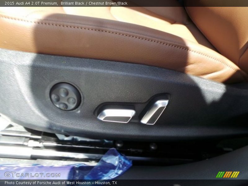Brilliant Black / Chestnut Brown/Black 2015 Audi A4 2.0T Premium