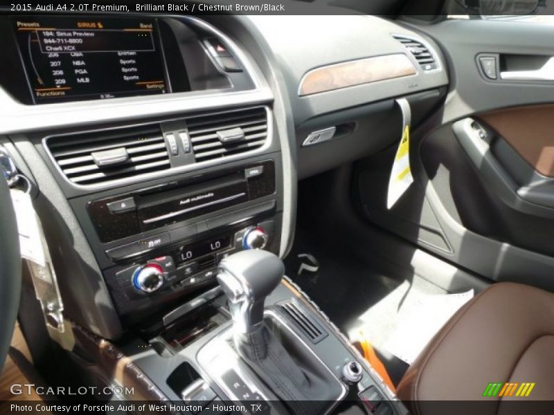 Brilliant Black / Chestnut Brown/Black 2015 Audi A4 2.0T Premium