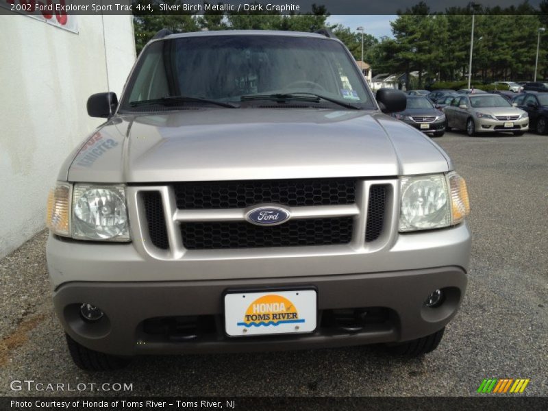 Silver Birch Metallic / Dark Graphite 2002 Ford Explorer Sport Trac 4x4