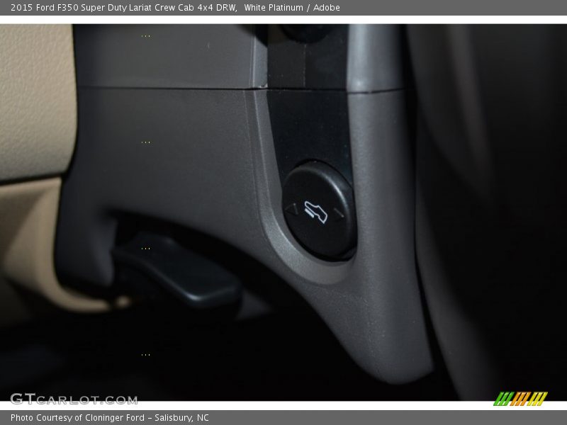 White Platinum / Adobe 2015 Ford F350 Super Duty Lariat Crew Cab 4x4 DRW