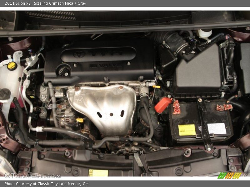Sizzling Crimson Mica / Gray 2011 Scion xB