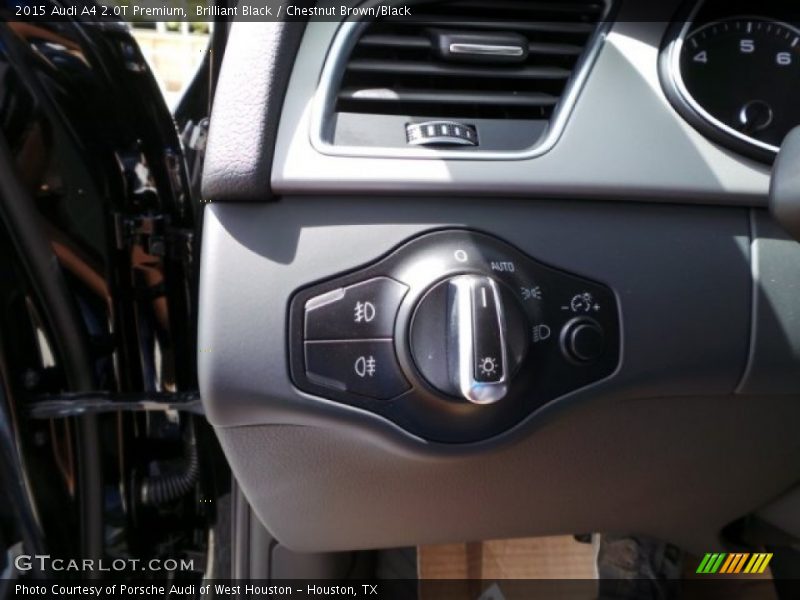 Brilliant Black / Chestnut Brown/Black 2015 Audi A4 2.0T Premium