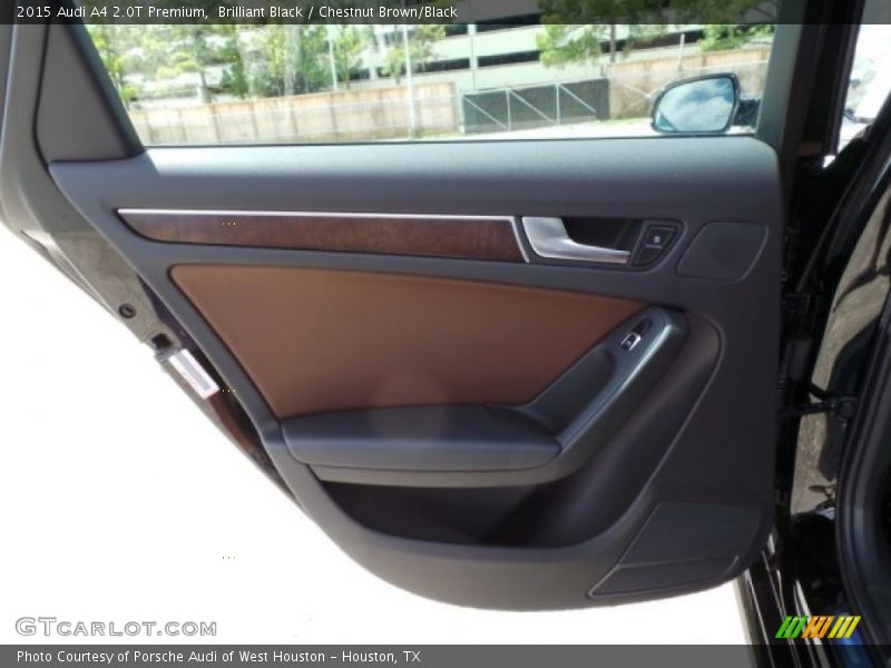 Brilliant Black / Chestnut Brown/Black 2015 Audi A4 2.0T Premium