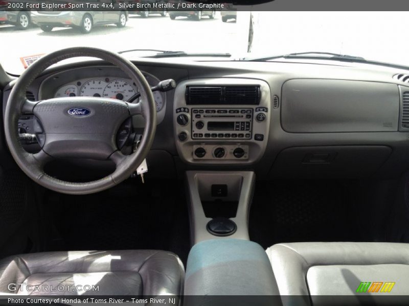 Silver Birch Metallic / Dark Graphite 2002 Ford Explorer Sport Trac 4x4
