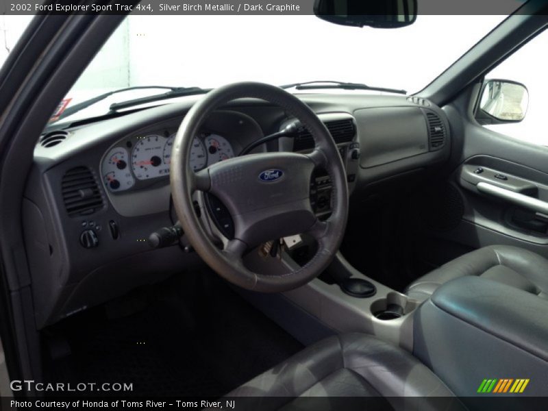 Silver Birch Metallic / Dark Graphite 2002 Ford Explorer Sport Trac 4x4