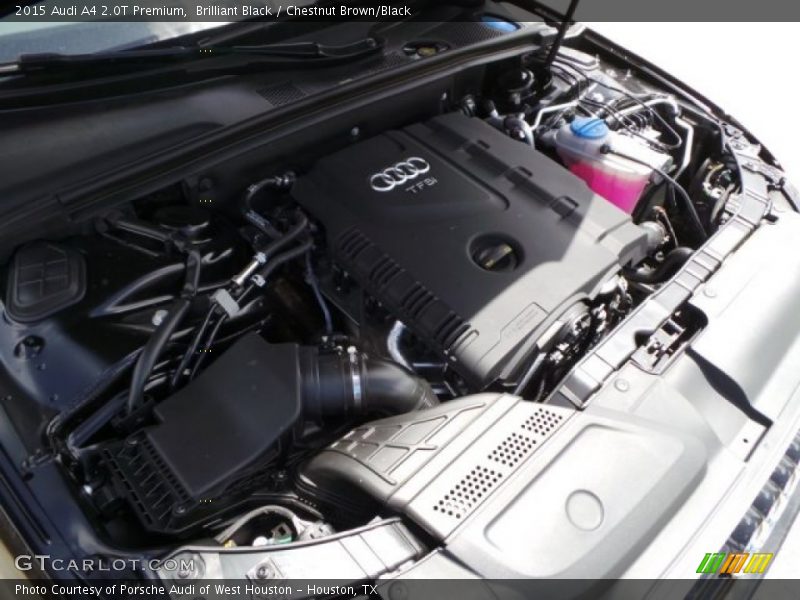 Brilliant Black / Chestnut Brown/Black 2015 Audi A4 2.0T Premium